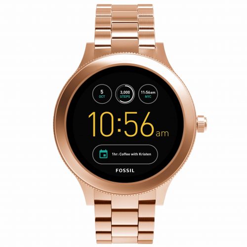 Smartwatch Fossil Q Venture FTW6000 da Donna in Acciaio Oro Rosa