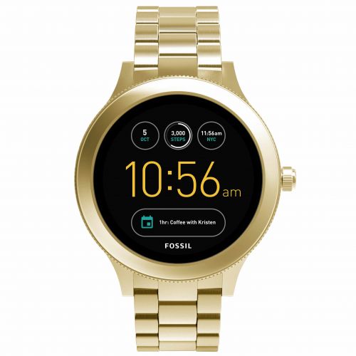 Smartwatch Fossil Q Venture FTW6006 da Donna in Acciaio Dorato